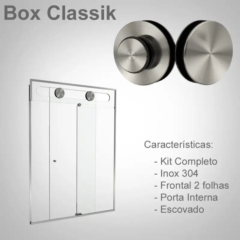 Frontal 2 Folhas Escovado